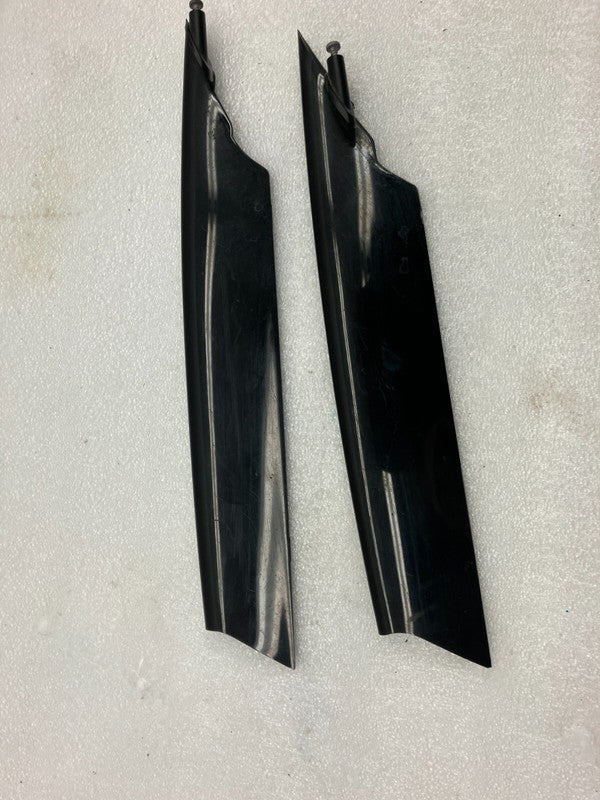 600938800C 12-15 Model S Front Left & Right Bumper Fog Lamp Upper Trim Molding 6009388-00-C