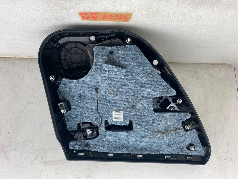 100810512L ⭕12-20 Tesla Model S Rear Passenger Side Door Panel Trim Card Right 1008105-12-L