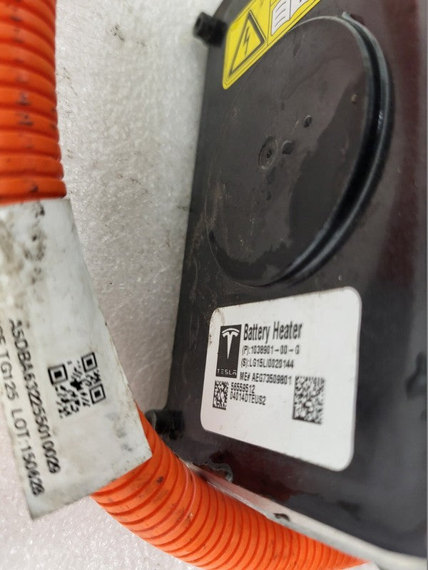 103890100G 12-20 Model S Electric Battery Heater with Wire Harness Wiring Loom 1038901-00-G