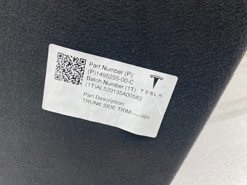 ⭕20-24 Tesla Model Y Passenger Side Trunk Trim End Item Panel Right 14