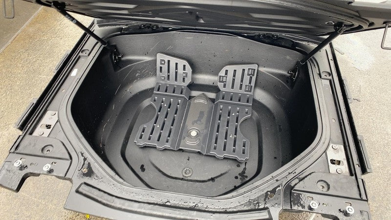 ⭕ 22-24 Rivian R1T Rear Trunk Cargo Floor Spare Wheel Tire Storage Compartment