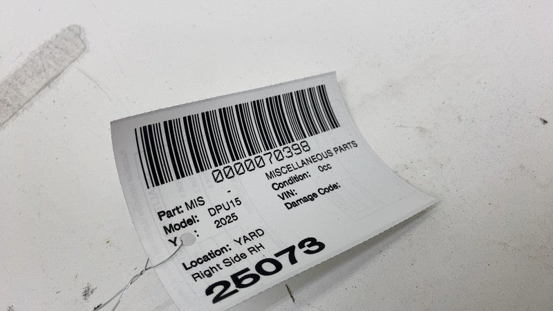 6BN38TRMA ⭕ 2019-2025 Ram 1500 Rear Right Side C-Pillar Upper Trim Cover Panel 6BN38TRMA