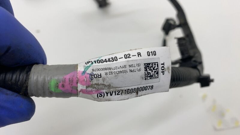 1004430 02 R 2012-2020 Tesla Model S MS Rear Subframe Coil Wiring Harness Cable Wire Assembly