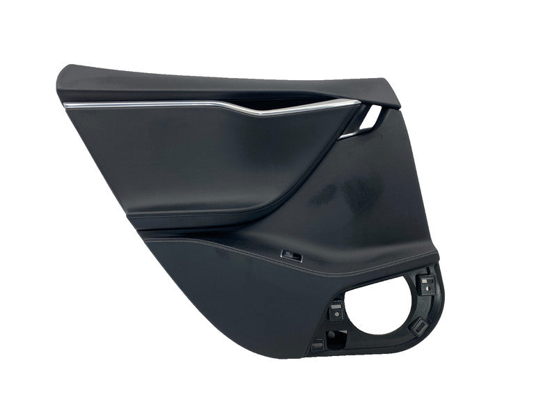 100813300D ⭕ 2012-2020 Tesla Model S Rear Left Interior Door Panel Trim Card Cover 6007492