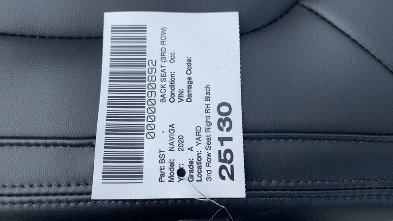 ⭕2018-2021 Lincoln Navigator Rear 3rd Row Seat Cushion Right Side Blac