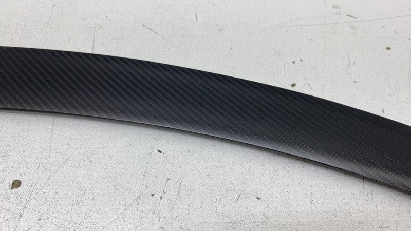 ⭕ 16-20 Model S Rear Trunk Liftgate Lid Spoiler Wing Carbon Fiber 1121
