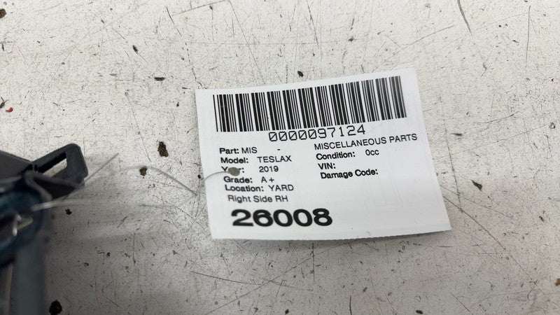 ⭕16-20 Model X Passenger Side B-Pillar Lower Trim Cover Panel Right 10