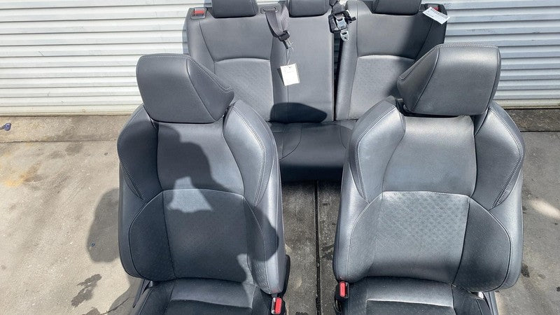 ⭕ 2019 Toyota C-HR Set of Front & Rear Left & Right Leather Black Seats - LB20
