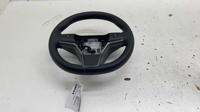 ⭕ 2021-2023 Tesla Model 3 Steering Wheel Assy Leather Black Heated 149