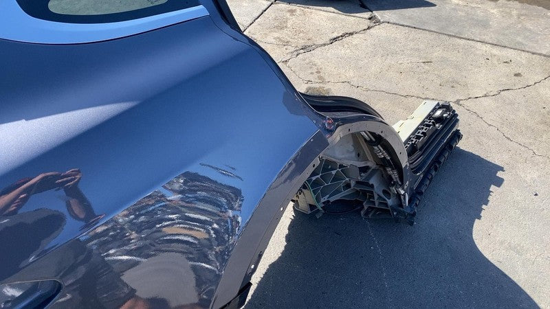 ⭕16-20 Tesla Model X MX Rear Right Quarter Fender Frame Panel Cutout Gray - PMNG