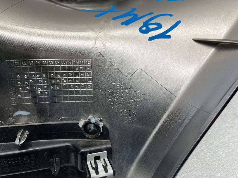 1062963 00 A ⭕ 2016-2022 Tesla Model X MX Driver Side Monopost Inner Cover Trim 1062963-00-A