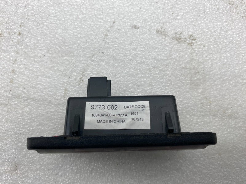 1034341 00 A ⭕ 12-23 Model S X Rear Bumper Left = Right License Plate Lamp Light 1034341-00-A