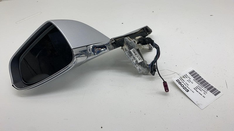 ⭕ 12-15 Model S Left Exterior Rear View Door Mirror OEM Silver PMSS 60