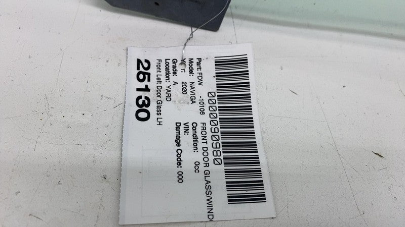 ⭕ 18-21 Lincoln Navigator Front Driver Side Door Window Glass Left LH