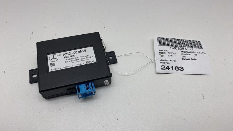 A2129009829 2016-2019 Mercedes-Benz GLE350 GLS550 Network Gateway Control Module Assembly