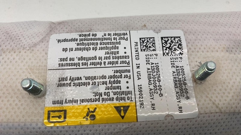 ⭕ 2012-2017 Tesla Model S MS Front Passenger Side Seat Airbag Right 10