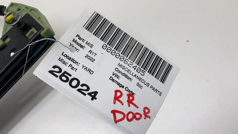 ⭕ 2022-2024 Rivian R1T Rear Right Door Window Regulator Assembly RH PT