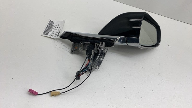⭕ 12-15 Model S Passenger Side Exterior Rear View Door Mirror Right Black - PBSB