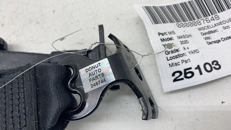 670019029 ⭕ 14-20 Maserati Ghibli Rear Right 2nd Row Seat Belt Buckle Receiver 670019029