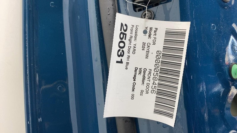 ⭕ 2019-2024 Porsche Cayenne Coupe 9YA Front Passenger Door Shell Panel Right