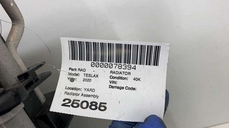 ⭕ 16-20 Tesla Model X Radiator Cooling Fan Condenser Active Louvre 103