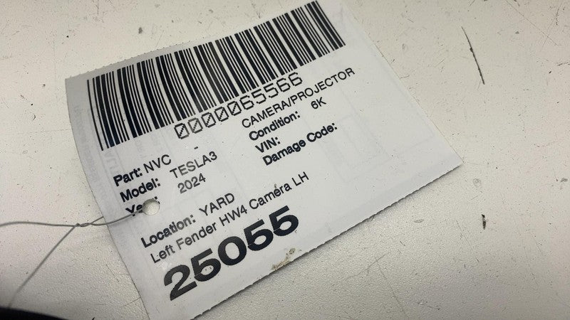 182073400D ⭕ 24-25 Model 3 Y Front Left Repeater Turn Signal Fender Camera HW4 1820734-00-D
