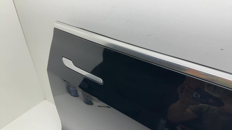 ⭕ 2017-2020 Tesla Model 3 Front Passenger Side Door Shell Panel Right Black PBSB