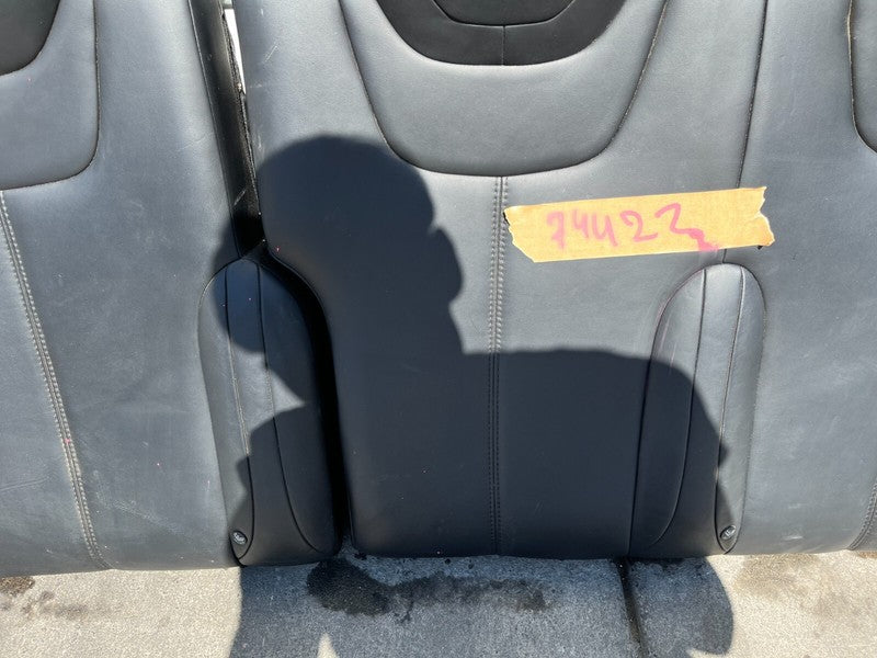 2012-2015 Tesla Model S Rear 2nd Row Seat Upper Cushion w/ Bolster Leather Black