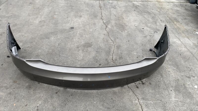 600817900E 2012-2015 Tesla Model S MS Rear Bumper Cover w/ Park Sensor & Harness Brown PPTI
