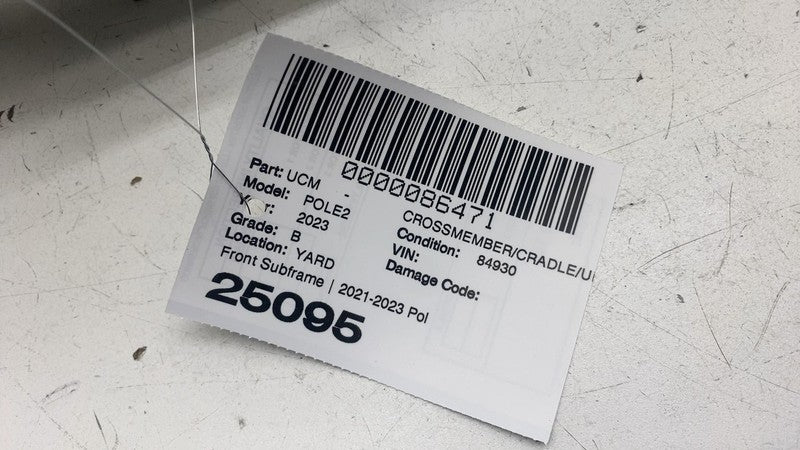 31686305 ⭕ 2021-2023 Polestar 2 Front Drive Unit Engine Subframe Crossmember PS2 31686305