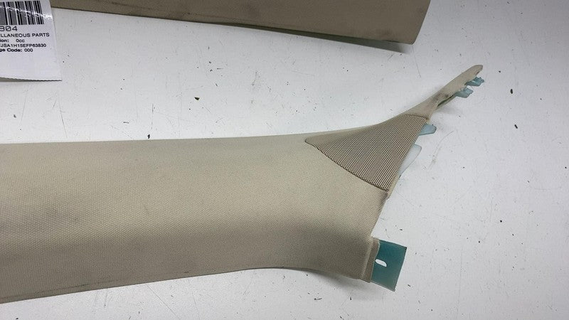 ⭕ 12-15 Model S MS Left & Right Upper A-Pillar Trim 1002485-00-H / 100