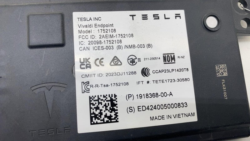 191836800A 2024 2025 Tesla Model 3 Cybertruck Bluetooth Low Energy End Point Liner Module
