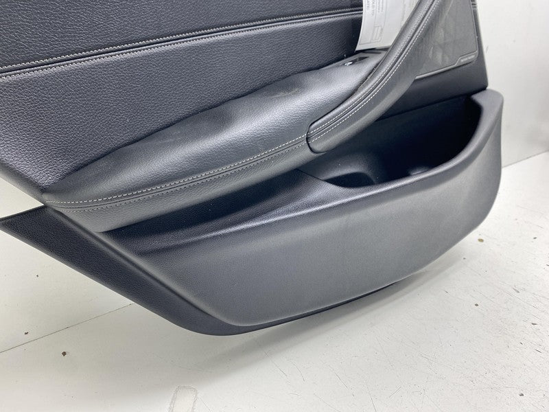 ⭕ 2017-2023 BMW 540i Rear Left Side Interior Door Panel Trim Card Blac