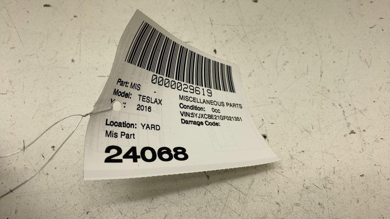 103595400A ⭕ 2016-2020 Tesla Model X Upper Side RH B-Pillar Trim Cover Right 1035954-00-A