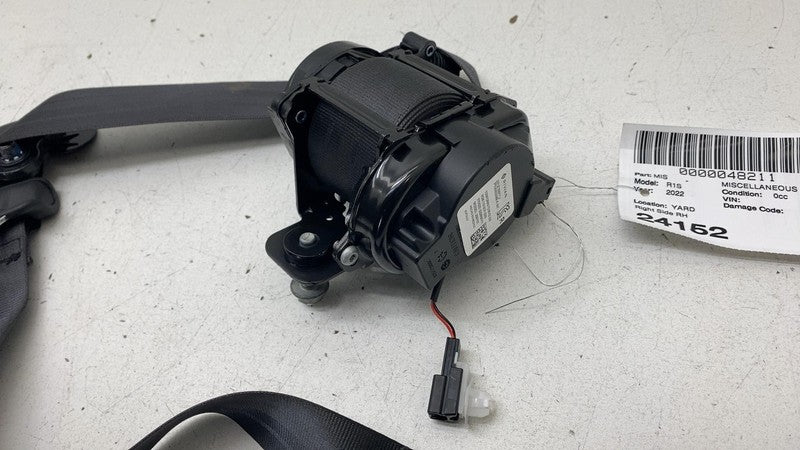 PT00002488 K 2022-2024 Rivian R1T R1S Front Passenger Side Seat Belt Retractor Right Assembly