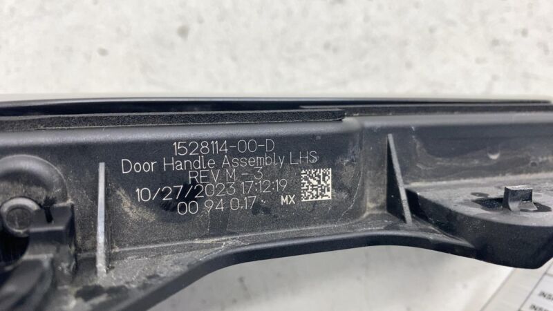1528114 00 D 2020-2024 Tesla Model 3 Y Front Driver Side Exterior Outside Door Handle Left LH