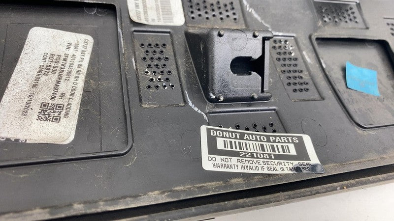 LJ8B R25334 DA ⭕ 21-24 Mustang Mach-E Rear Right Door Pillar Molding Trim Black LJ8B-R25334-DA