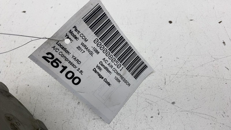 ⭕ 2014 2015 2016 2017 2018 Jeep Wrangler AC Air Conditioning Compresso