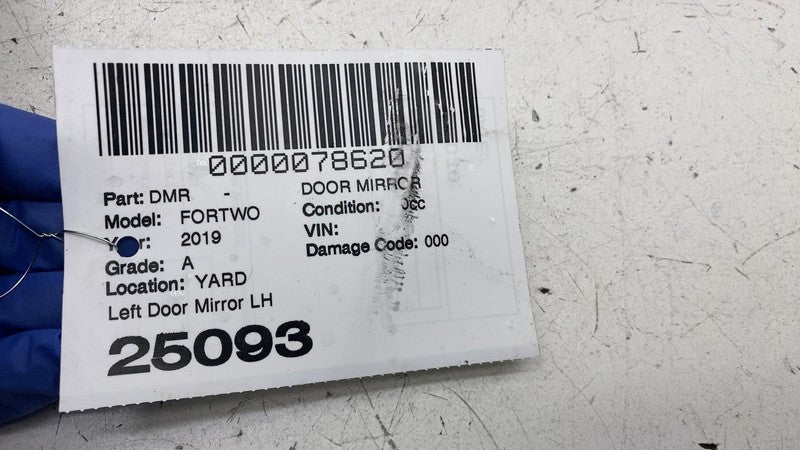 ⭕ 19 Smart EQ Fortwo Front Left Exterior Rear-View Side Door Mirror (N