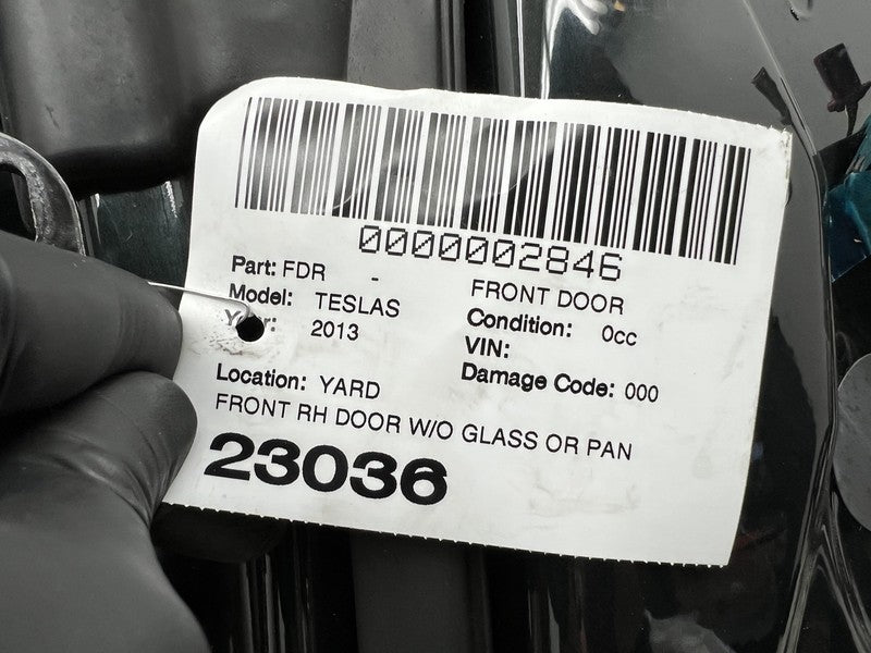 2012-2015 Tesla Model S Front Passenger Door Shell Panel Assy Right Gr