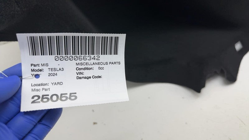 1733842-28-E ⭕ 24-25 Tesla Model 3 Rear Right Side Trunk Boot Trim Carpet Cover 1733842-28-E