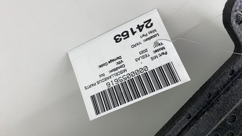 1608472 00 A 2017-2023 Tesla Model 3 Body Reinforcement Plate w/ Foam Assembly 1608472-00-A