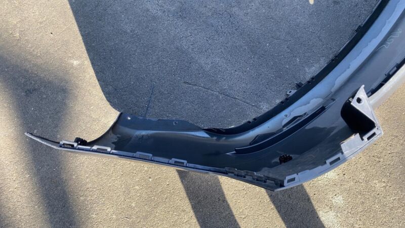 N/A 2017-2022 Tesla Model 3 Rear Bumper Cover w/ Park Sensor Holes Assy Gray - PMNG