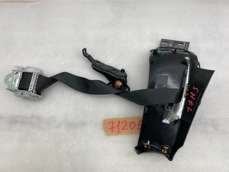 102313605D ⭕ 12-15 Model S Rear Right Seat Belt Retractor w/ Mid C-Pillar Trim 1023136-05-D