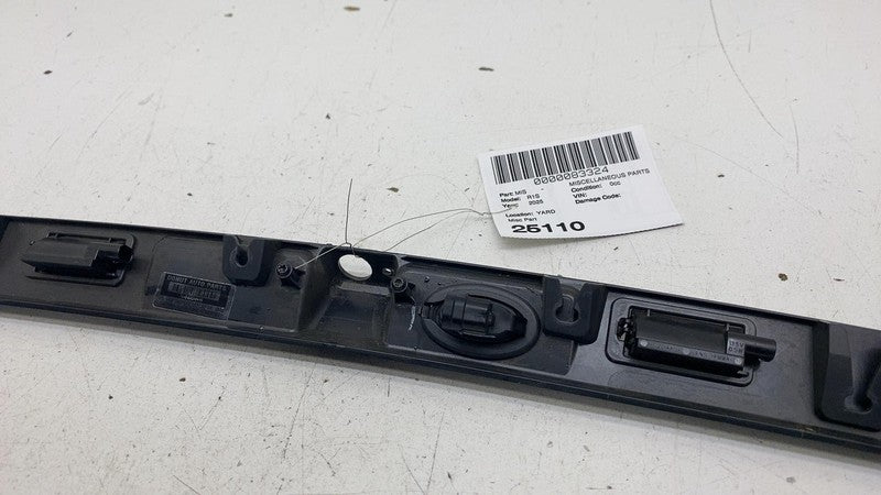 ⭕ 2025 Rivian R1S Rear Gate Upper Switch Bezel w/ License Plate Lamp Assembly