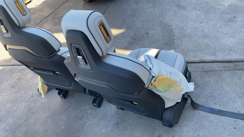 ⭕2022-2024 Rivian R1T Front Left & Right + Rear 2nd Row Leather Seat Ocean Coast