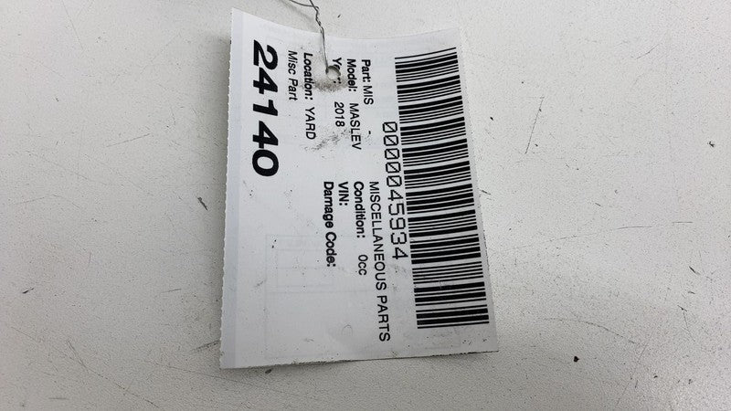 2017-2020 Maserati Levante Rear Stabilizer Sway Anti Roll Bar 67003885