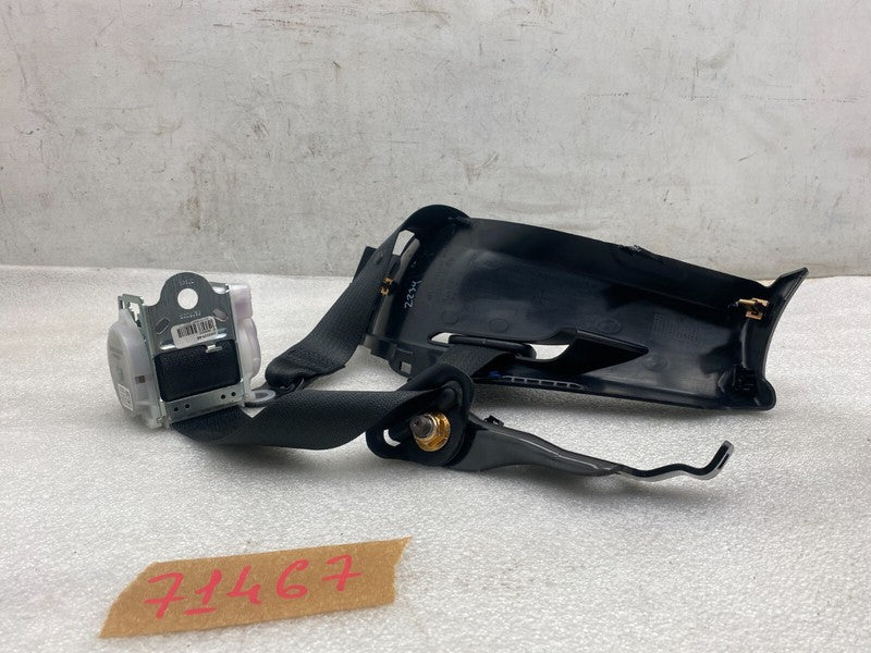102313600C ⭕ 12-15 Model S Rear Left Seat Belt & Retractor w/ Mid C-Pillar Trim 1023136-00-