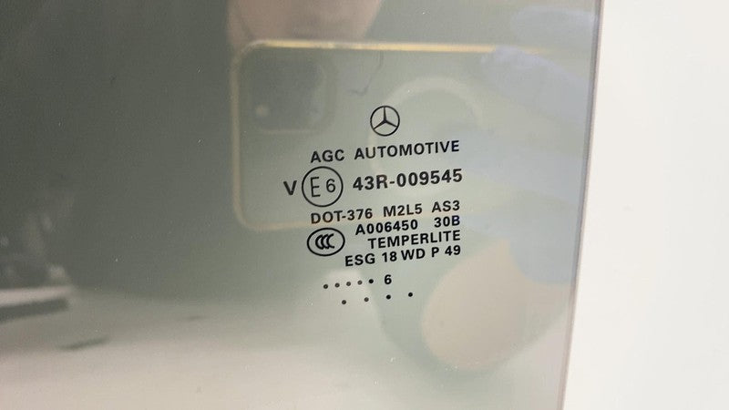 E6 43R-009545 2012-2019 Mercedes-Benz GLE350 Rear Driver Side Door Window Glass Left LH Assy