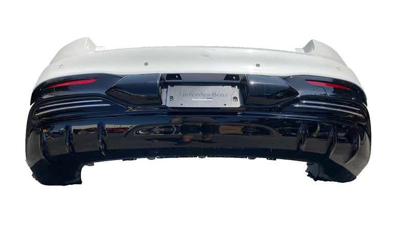 ⭕ 2022 Mercedes-Benz EQS 450+ V297 Rear Bumper Cover w/ Lower Valance White 799